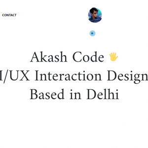 creative personal portfolio template